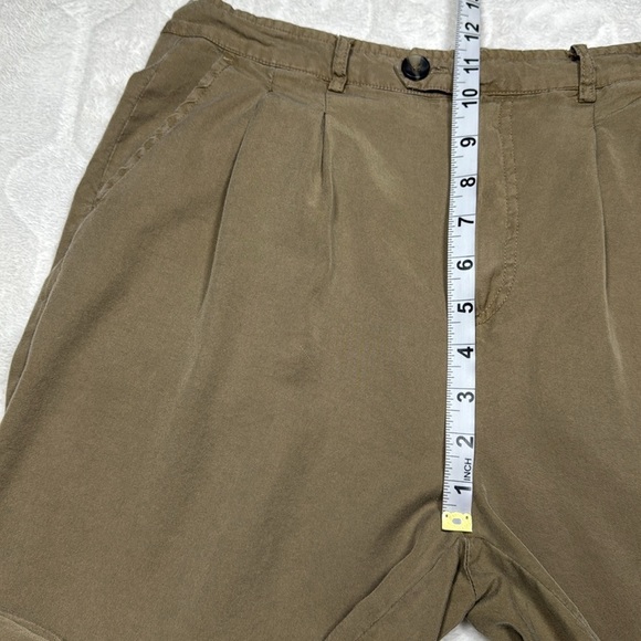 Thread & Supply Women’s Tan Wide Leg Cone Pocket Pants Size M High Waist - Picture 3 of 12